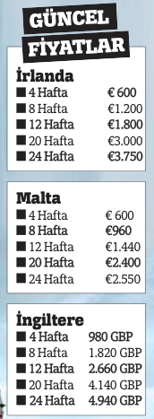 Sayılar değişmedi rotalar değişti!